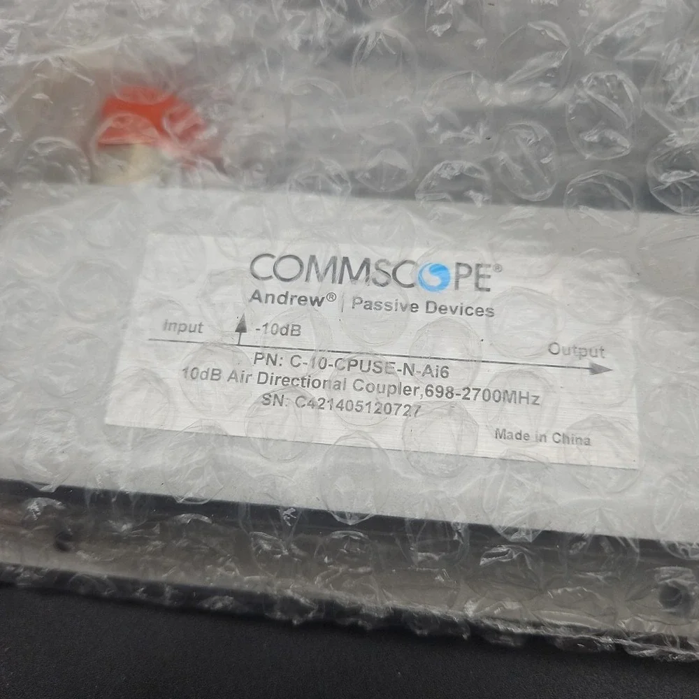 Commscope C-10-CPUSE-N-AI6 10 dB Air Directional Coupler 555–2700 MHz